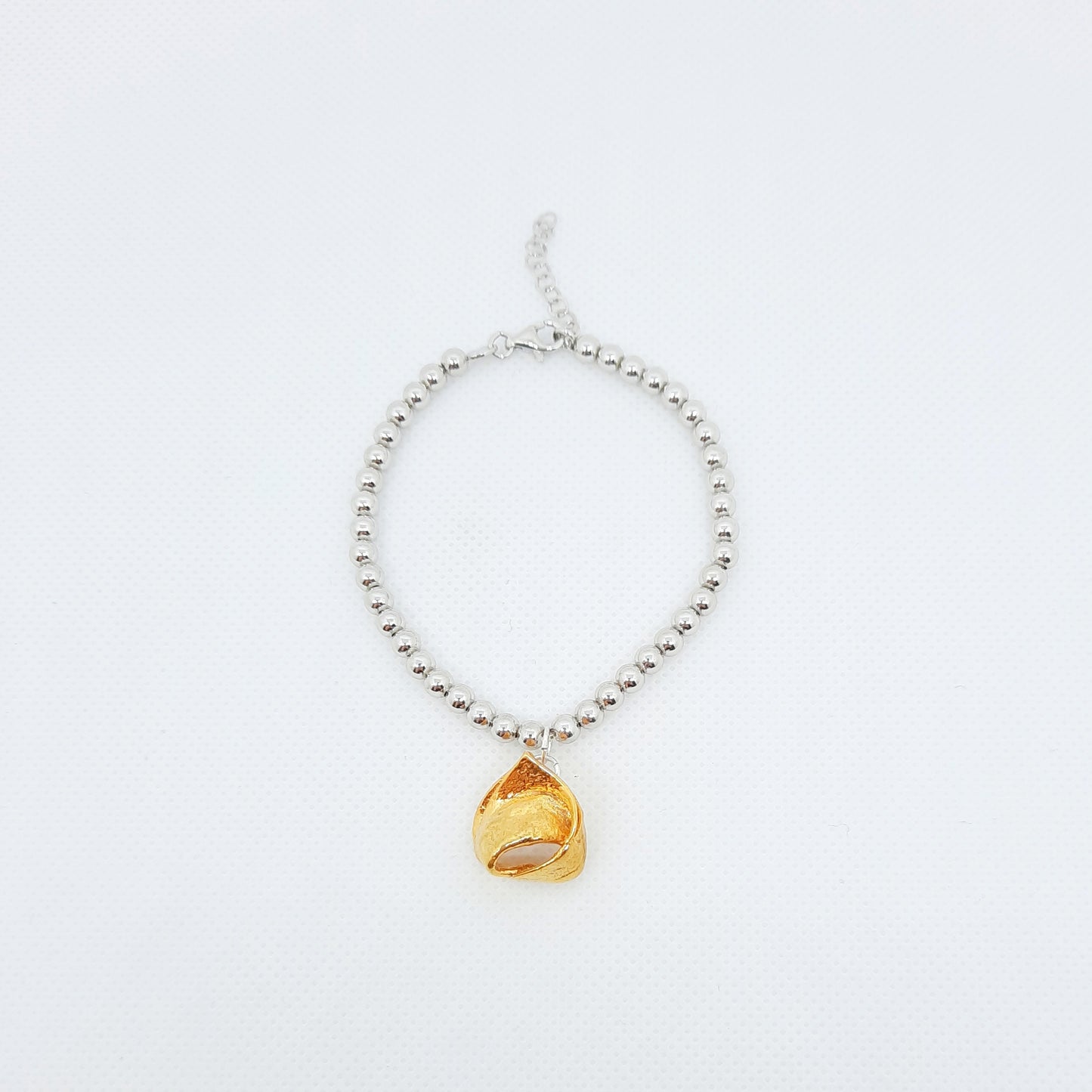 Bracciale con tortellino in argento 925