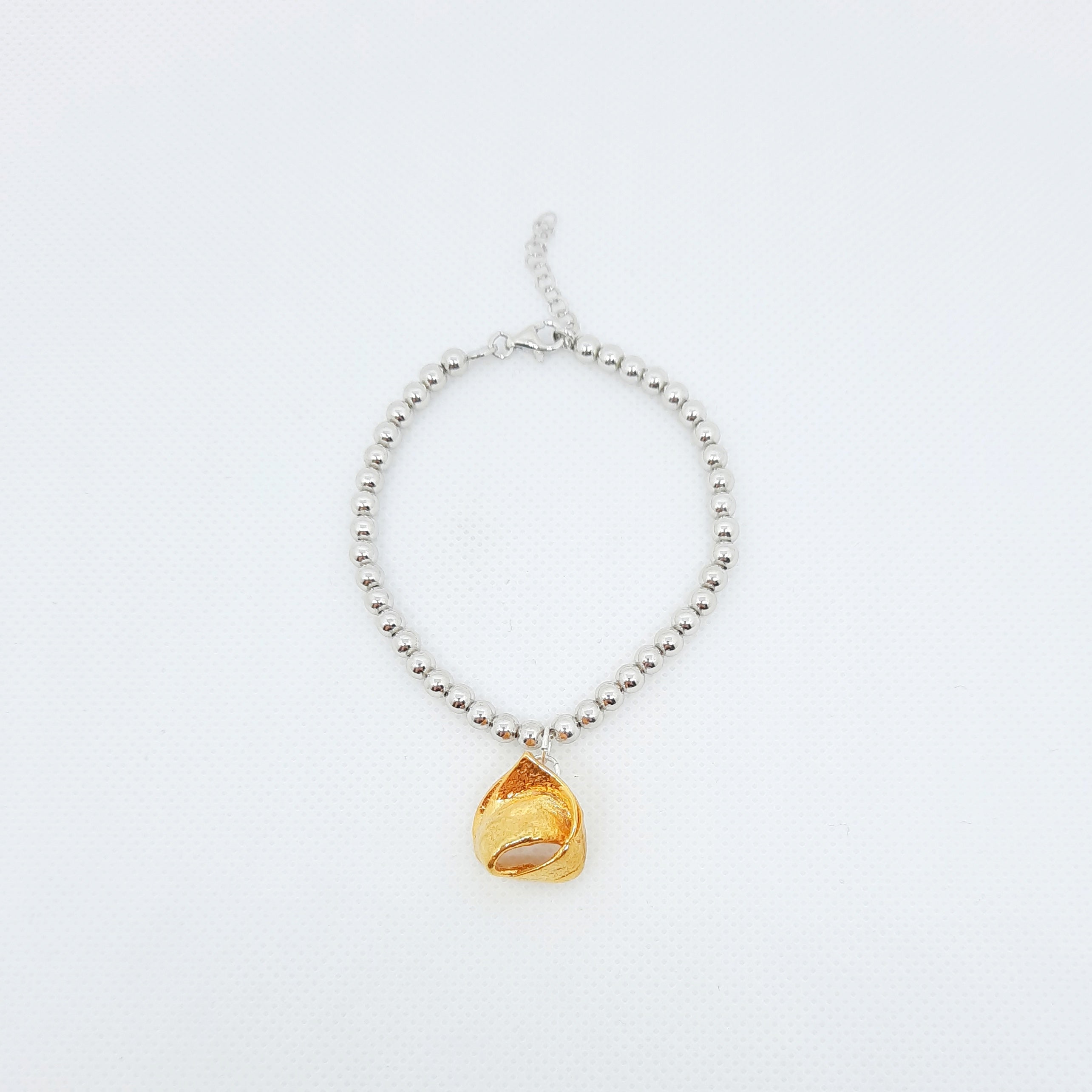 Bracciale con tortellino in argento 925