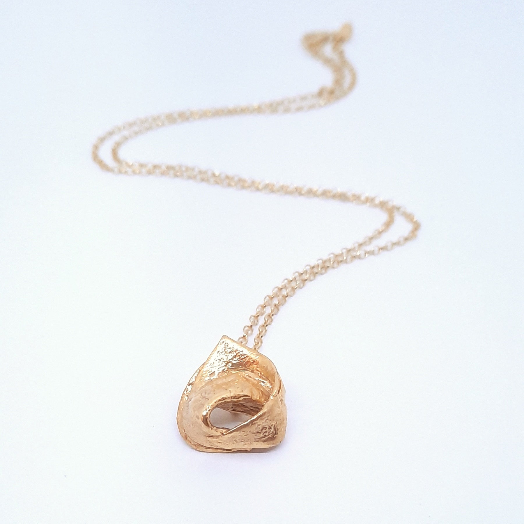 Collana con tortellino argento 925 dorato oro giallo