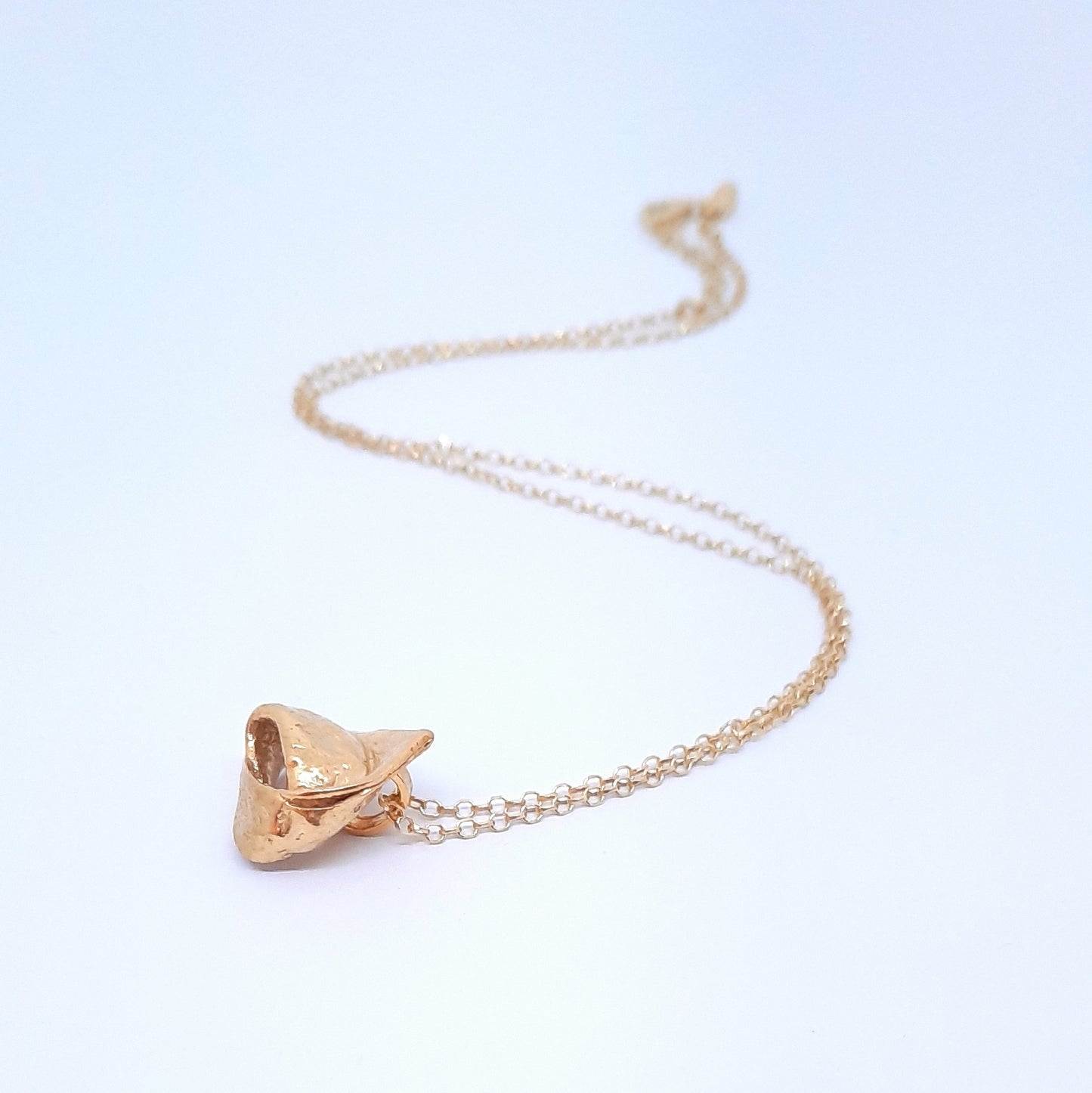 Collana con tortellino argento 925 dorato oro giallo