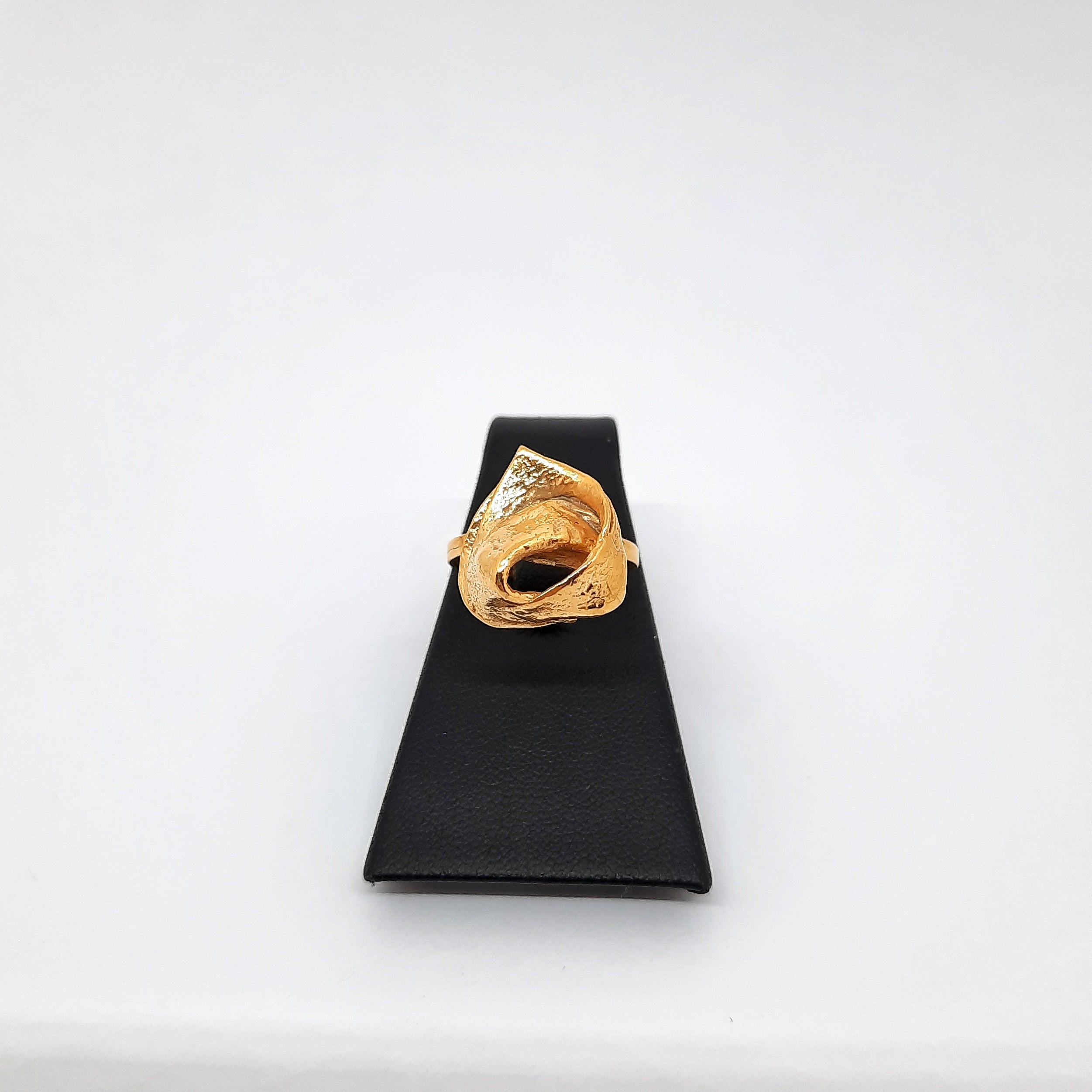 Anello TORTELLINO in argento 925 dorato giallo