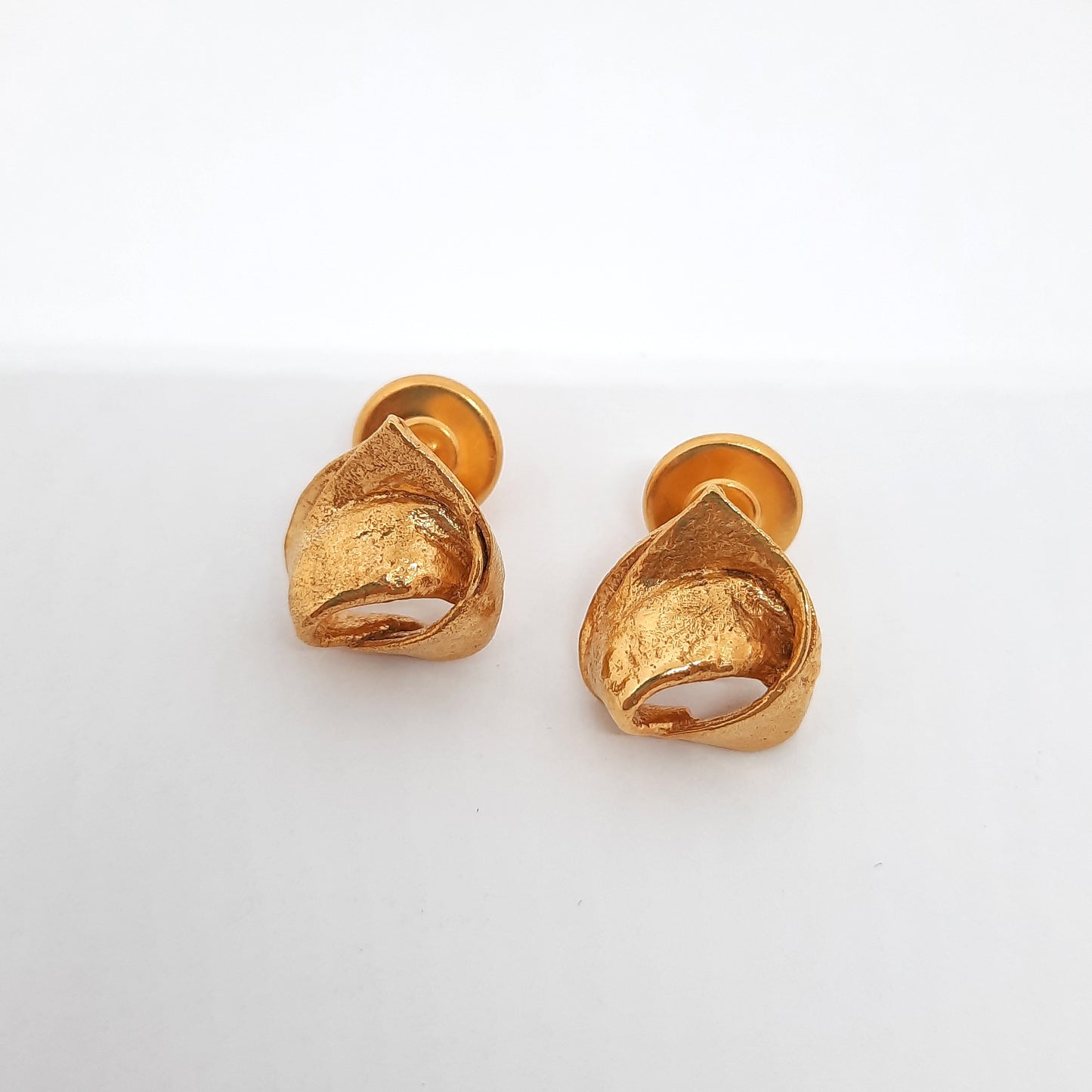 Orecchini TORTELLINO in argento 925 dorato giallo